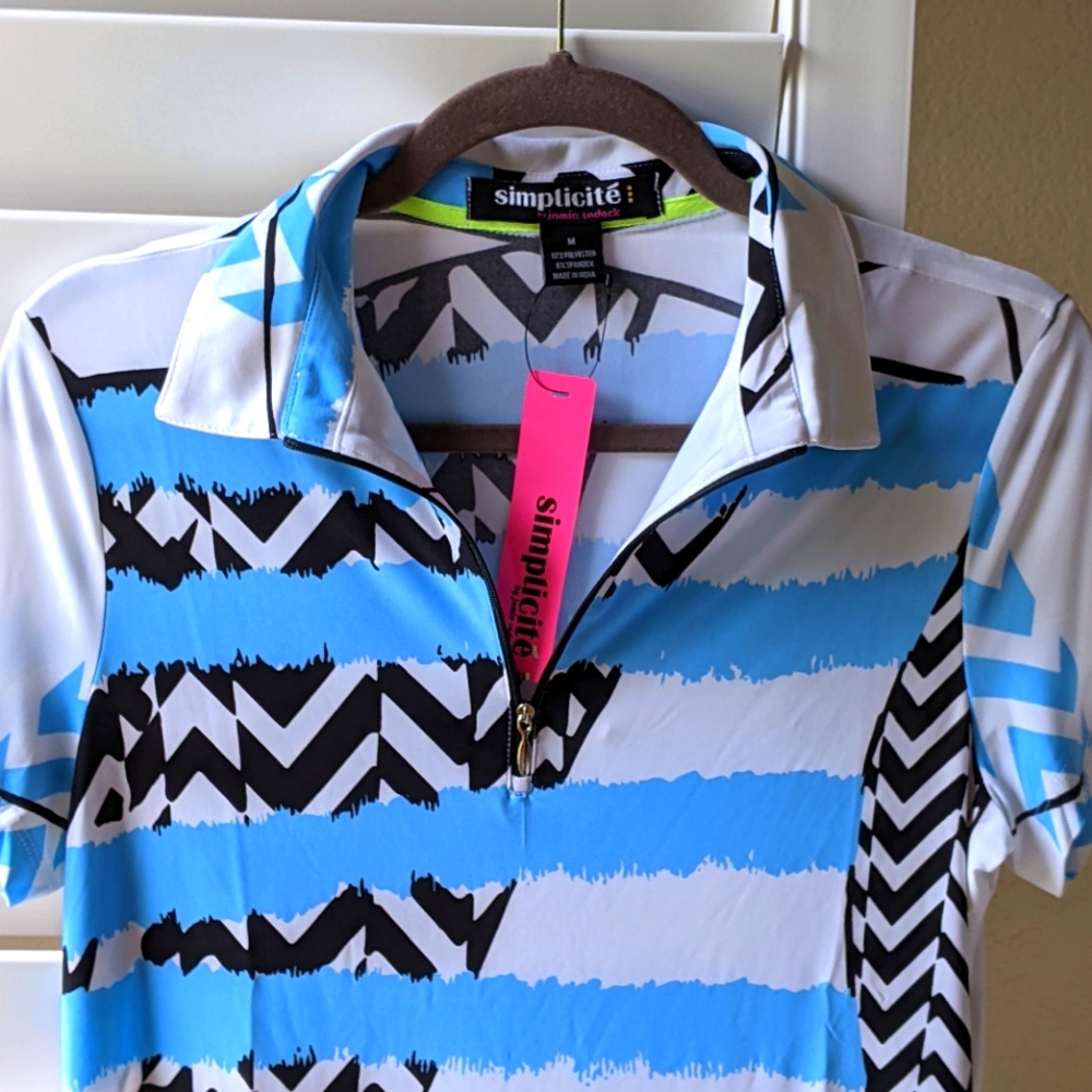 NWT JAMIE SADOCK SIMPLICIDE SHORT SLEEVES GOLF /TENNIS / LEISURE SHIRT